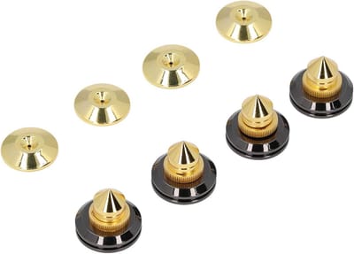 4 Set HiFi Luidspreker Isolatie Voeten Professioneel, Schokdemper Vloerbeschermers, voor Luidsprekers, Recorders, Versterkers, Draaitafels, CD