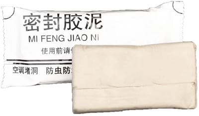 JHUBERS- Muurreparatieafdichting Waterdicht - Afdichtingsklei - Reparatie van Muurgaten - Sterke Plasticiteit - 160g - 8,5x4,5x2cm - Afdichtklei