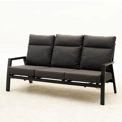 Loungeset Ohio 3-zitsbank met 2 loungestoelen