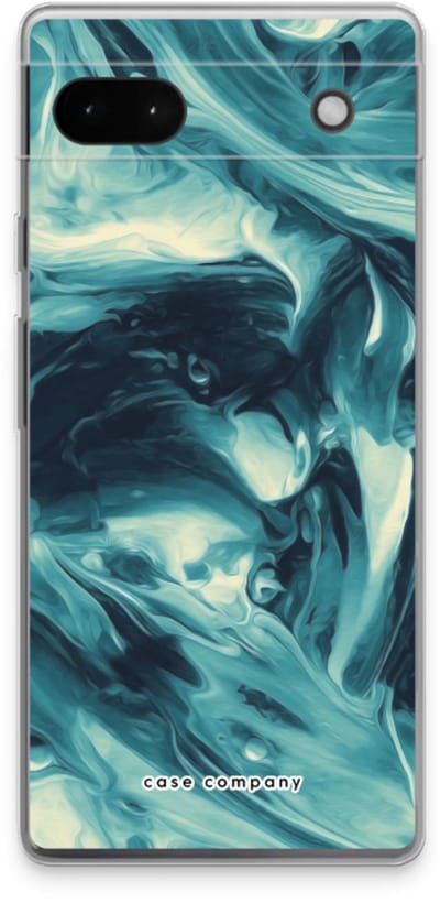 Case Company® - Hoesje geschikt voor Google Pixel 6a hoesje - Dreaming About Whales - Soft Cover Telefoonhoesje - Bescherming aan alle Kanten en Schermrand