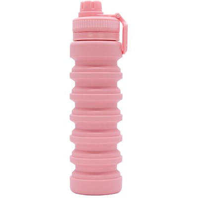 750ML Duurzame Siliconen Opvouwbare Waterfles Lichtgewicht Opvouwbare Waterfles BPA-vrij Sport Opvouwbare Fles voor Buiten CHINA