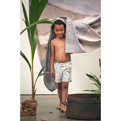 Louise Misha Swim Shorts Aderi Acqua Darj Flamingo Size: 18M | Swimwear Outlet | Unisex | Blauw