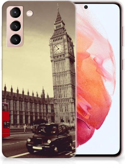 Samsung Galaxy S21 Siliconen Back Cover Londen