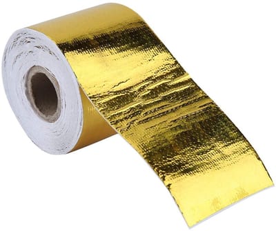 Dailygoods- Warmtebescherming Aluminium Folie - Isolatietape - Geluidsabsorberend - Vlamvertragend - Corrosiebestendig - 10m x 5cm