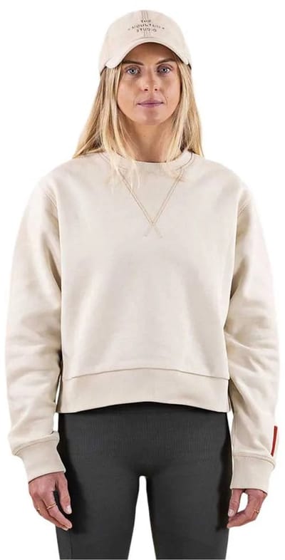 The Mountain Studio Organic Cotton Sweatshirt Beige XS Vrouw