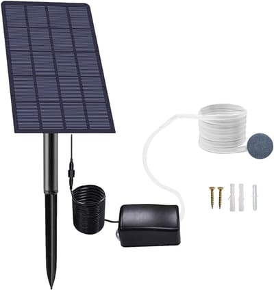 DailySupplies® Luchtpomp Vijver - Zuurstofpomp - Luchtsteen - Luchtpomp Buiten - Zwart