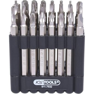 KS Tools 9117532 911.7532 Bitset Dop (zeskant)