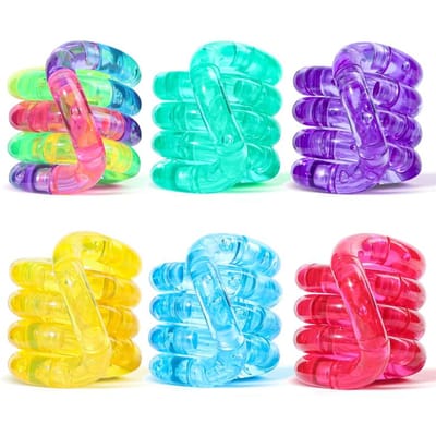 Leuk Educatief Twist Sensorisch Fidget Speelgoed Creatieve Vervormbare Twisty Knoop Ketting Spinner Angst Stress Verlichting Speelgoed Kind Tiener Adhd