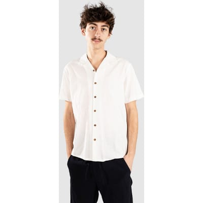 Anerkjendt Akleo Sss Cot/linen Shirt Heren - Vrijetijds blouse - Wit - Maat S