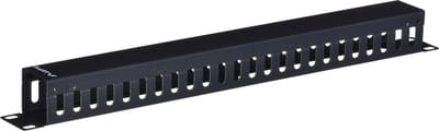 Lanberg AK-1201-B - 1U - Cable Management Panel