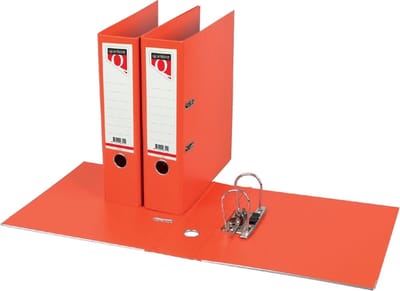10 x Ordner Quantore - A4 - 80mm breed - PP kunststof - oranje