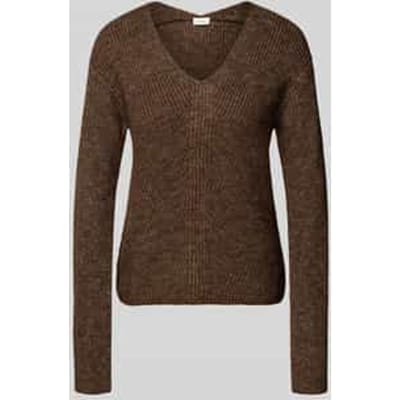 Regular fit gebreide pullover met wol