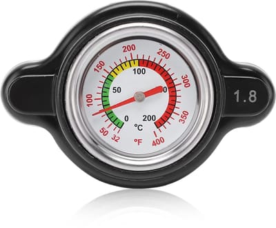 Dailygoods- Radiateurdop Hoge Nauwkeurigheid - Temperatuurmeter - Vervanging CR250R - Vervanging MULE 3010 - Vervanging Outlander Max - Metaal/Aluminium - Koelvloeistofdop