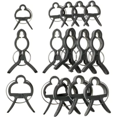 Nature Plantenclip Groen Met Metaal Veer Ø18mm 5 Stuks