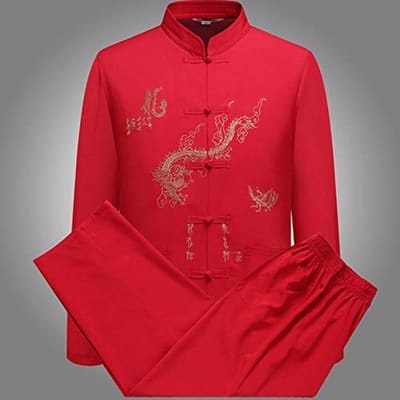 Traditionele Chinese Tang Suit voor Mannen - Kung Fu, Tai Chi, Yoga Outfit