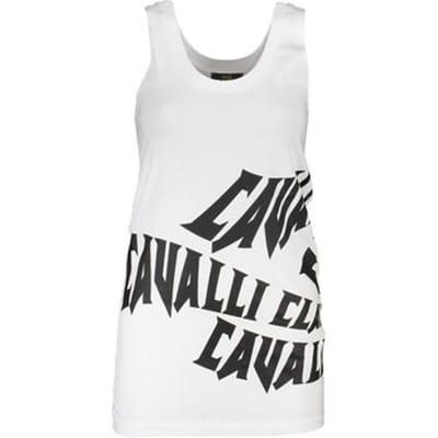 Top Roberto Cavalli qxt62cjd06058e01b8bianco0005xs