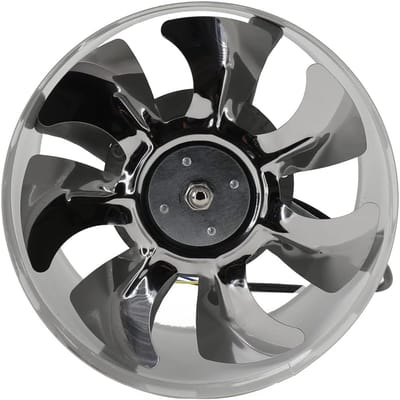 Buisventilator Afzuiger - Axiale Ventilator - Lucht Afvoeren - Stille Werking - 250 mm - Wit