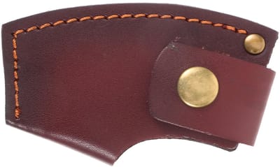 Dailygoods - VALICLUD Lederen bijl beschermhoes grote bescherming voor bijl lemmet draagbare lederen schede camping outdoor accessoires licht robuust duurzaam voor wandelaars houthakker