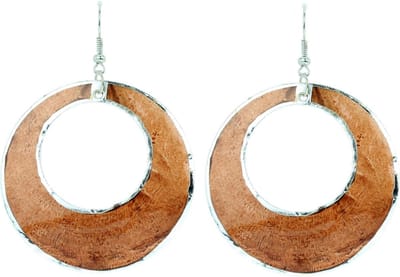 Behave - Oorhangers schelp bruin - Natuurlijk voor boho zomerlook