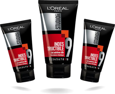 L'Oréal Paris Studio Line Indestructible Extreme Haar Gel (Nr.9) Voordeelbundel - 3 x 150 ml