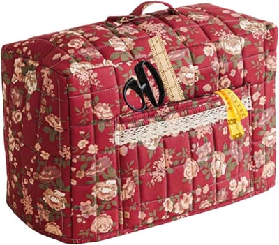 Naaimachinehoes - Opbergtas - Creatief Werk - Dubbele Functie - 43x35x24cm - Rood
