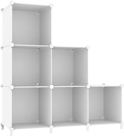 Unyqoos ® Modulaire Kubus Opbergorganizer met Flexibele Indeling voor Slaapkamer en Huisgebruik