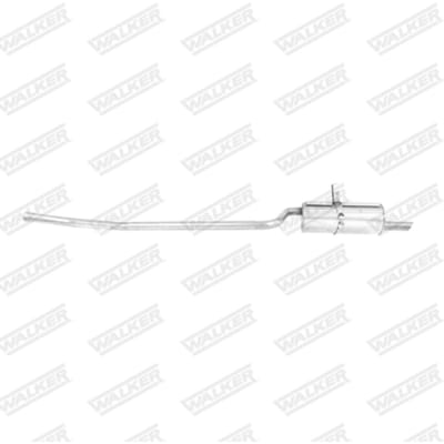 Geluiddemper achter WALKER 22468