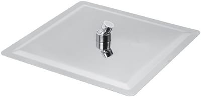 Regendouche Vierkant - Inbouw Douchekop - Ontspannen Douchen - Ultradun Design - 30x30 cm - Zilver