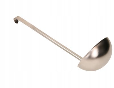 RVS Soeplepel 225 ml - Keukenlepel met Ophanglus