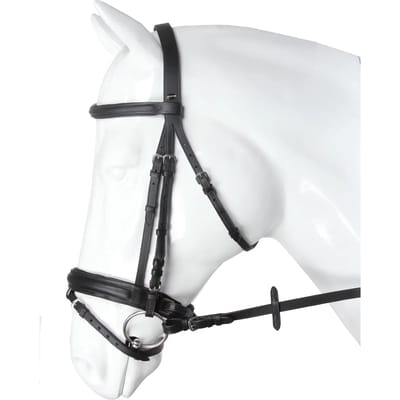 HORKA HOOFDSTEL CARAN PONY ZWART/ZILVER
