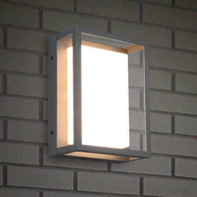 TRIO WITHAM - Wandlamp - Antraciet - incl. 1x SMD 10,5 W - DIP - Schakelaar - Niet dimbaar - Buitenverlichting - IP54