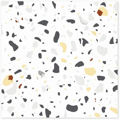 24Supply Plaktegels - Vloer - 10 Stuks - Glans - Terrazzo - 30x30cm