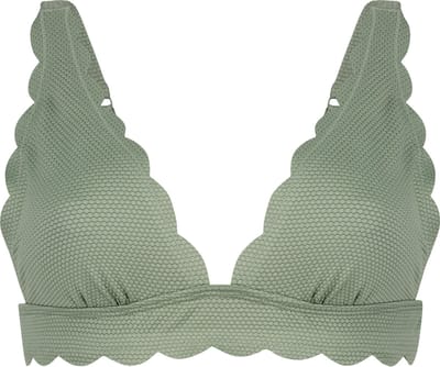 Hunkemoller Scallop triangle Dames Bikinitopje - Maat S