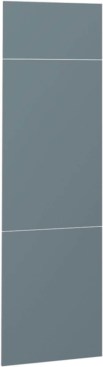 Vicco R-Line Keukenfront – 59.6 x 196 cm meubelfront voor de koelkastombouwkast Blauw-grijs