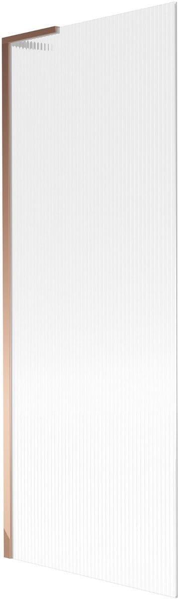 Mexen Next L badwand 1-delig 70 x 150 , strepen, roze goud - 895-070-000-03-09-60
