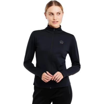 Protest PRTPeepal – Fleece vest Dames – Outdoor – Ritssluiting – Zwart