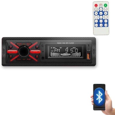 Multifunctioneel Automobiel Radiosysteem - Universele Auto Radio - Met Bluetooth - USB - MP3 Speler - Inclusief Afstandsbediening - Voor Elke Auto