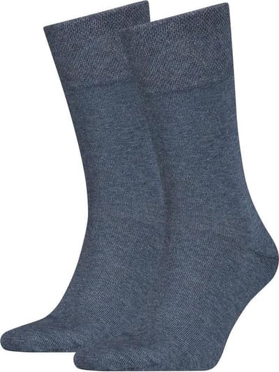 Basset heren katoenen sokken 1 paar - Naadloze sokken - Zachte kousen - zwart, blauwe, beige - 42