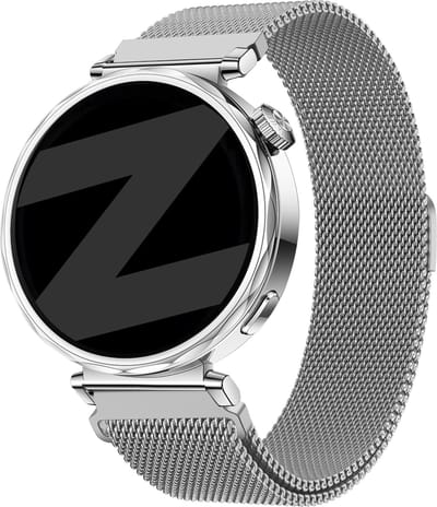 Bandz Milanese Smartwatch Bandje 18mm Zilver – Luxe, Verstelbaar & Roestvrij – geschikt voor Huawei Watch GT 6/GT 5/GT 4 (41mm) / GT 5 Pro/Watch 5 (42mm) / OnePlus Watch 3 (43mm) / Withings ScanWatch Light/ScanWatch 2 (38mm) / Steel HR (36mm)