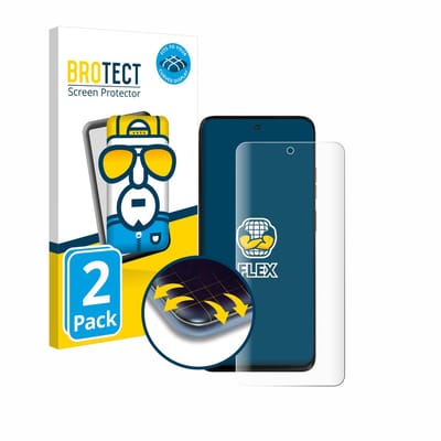 BROTECT - Screenprotector voor Motorola Moto G15 - Folie Beschermfolie transparant volledig dekking - 2 Stuks