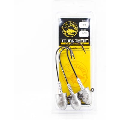 Tackle Tactics TT Tournament Jig Head 3/4 oz 7/0H 3/pak (5828) yellow
