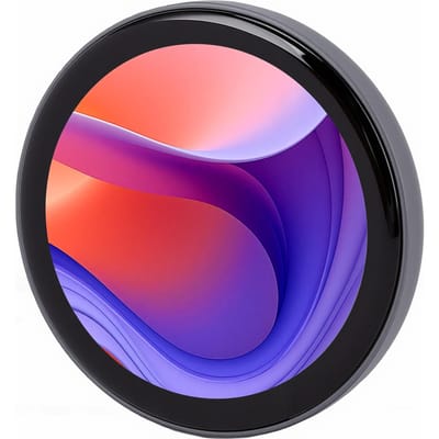 Épingle Électronique 1,85 Pouce Écran Tactile HD Badge Numérique avec Stockage 32 Mo Contrôle par Application Bluetooth 6.0 Économie d'Énergie Intelligente grise