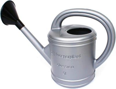Klassieke Gieter - Waterkan Tuin - Planten Water Geven - Duurzaam Ontwerp - 5 Liter - Zilverkleurig