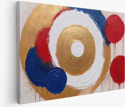 Saammp Muurcirkel Hout - 2 Tijgers - Natuur - Dieren - Ø 80 - Wandcirkel - Wanddecoratie Cirkel - muurdecoratie Woonkamer - Slaapkamer decoratie - Rond Schilderij