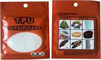 Reparatieset - Lichtgewicht Patch - Opblaasbaar Repareren - Waterdicht Zelfklevend - 7 x 7 cm - Transparant
