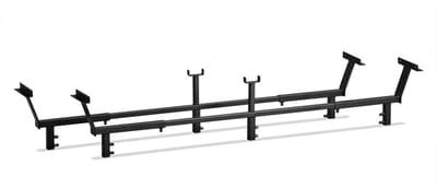 Beter Bed Select Universele Zelfdragende Potenset - Metaal - 140/160/180 x 23/36 - Zwart