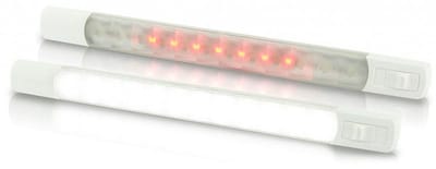 Hella Marine Ip67 Wit/rood Led-licht 12v 3w Transparant 250 Lumens