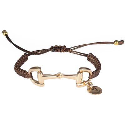 Gevlochten armband met bitversiering HORKA