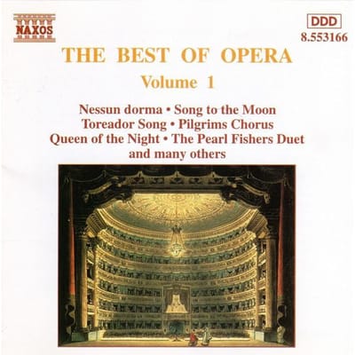 CD DIVERSEN - Het Beste Van Opera Deel. 1 8553166 Naxos 1995 Europa Klassiek Gebruikt