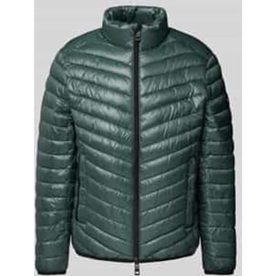Regular fit gewatteerd jack met mesh details